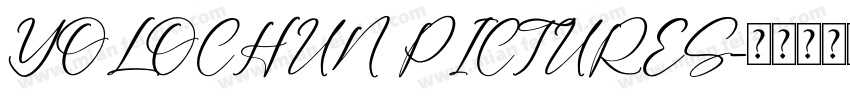 YOLOCHUN PICTURES字体转换